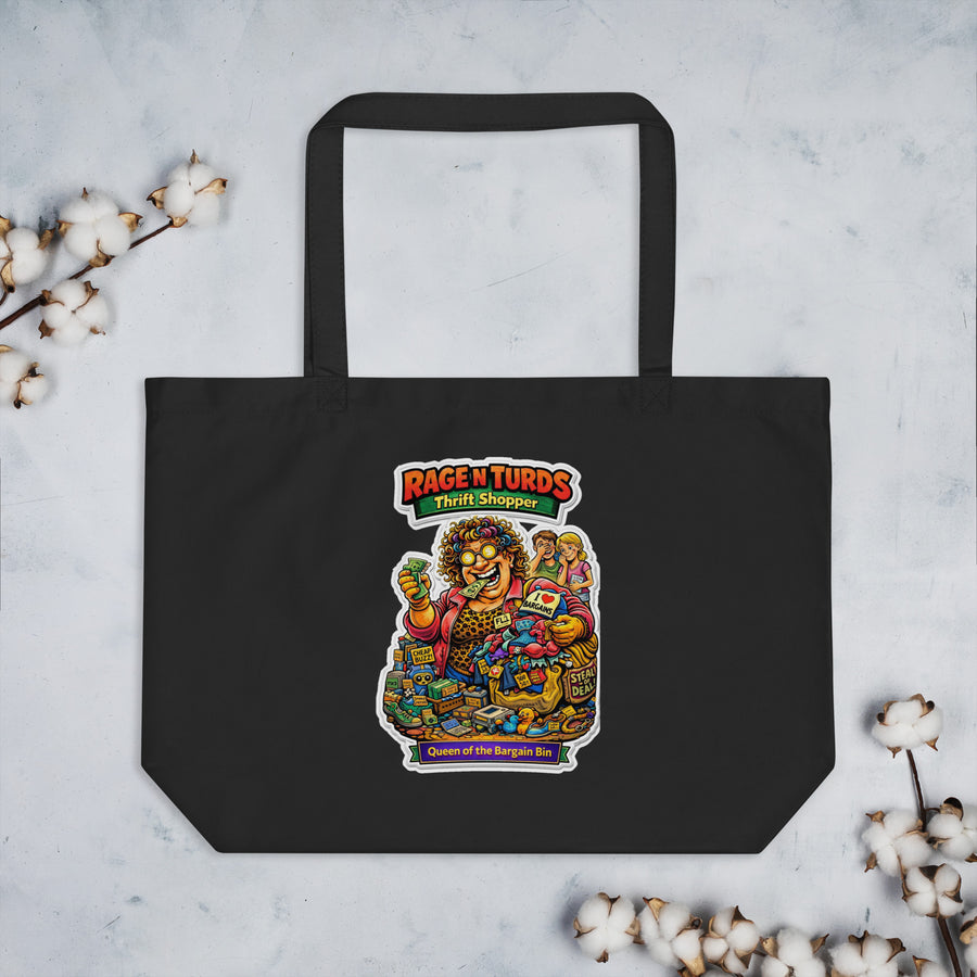 THRIFT SHOPPER EDITION - Tote Bag - Because paying full price is a personality flaw.