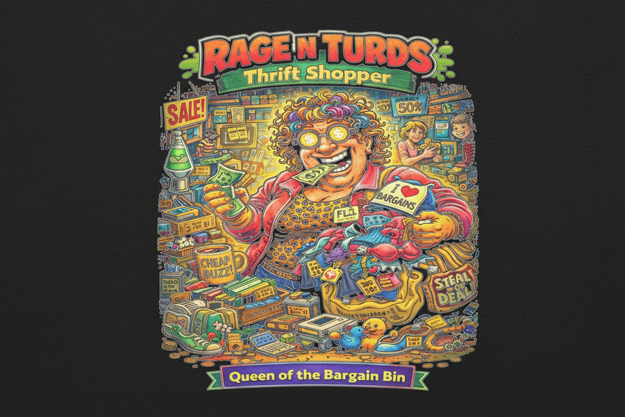 THRIFT SHOPPER EDITION - Because paying full price is a personality flaw.
